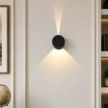 Modern Waterproof Round Up and Down Lights LED Wall Lights