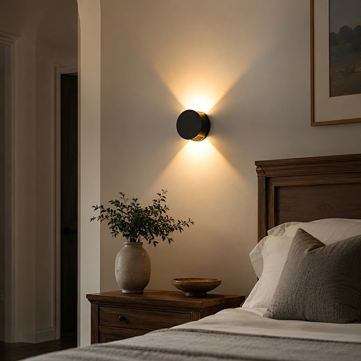 Modern Waterproof Round Up and Down Lights LED Wall Lights - Flare Shack