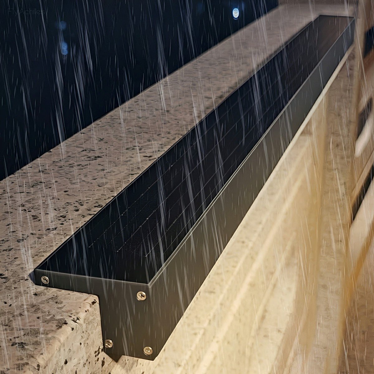 Modern Waterproof Solar Outdoor Wall Washer Light