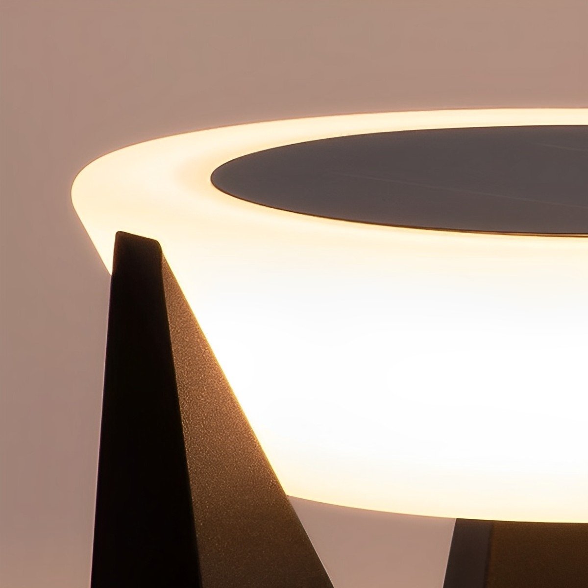 Modern Waterproof Round LED Outdoor Post Lights