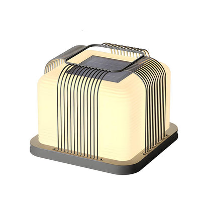 Modern Waterproof Square Steel LED Outdoor Post Lights