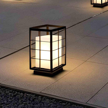 Modern Waterproof Square Lantern LED Outdoor Landscape Lawn Lighting - Flare Shack