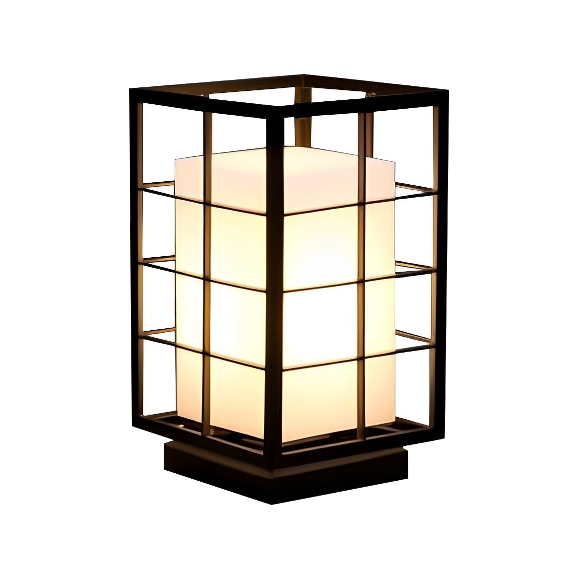 Modern Waterproof Square Lantern LED Outdoor Landscape Lawn Lighting
