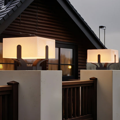 Modern Waterproof Square LED Outdoor Post Lights - Flare Shack