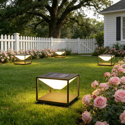 Modern Waterproof Square Mountain LED Outdoor Post Lights - Flare Shack