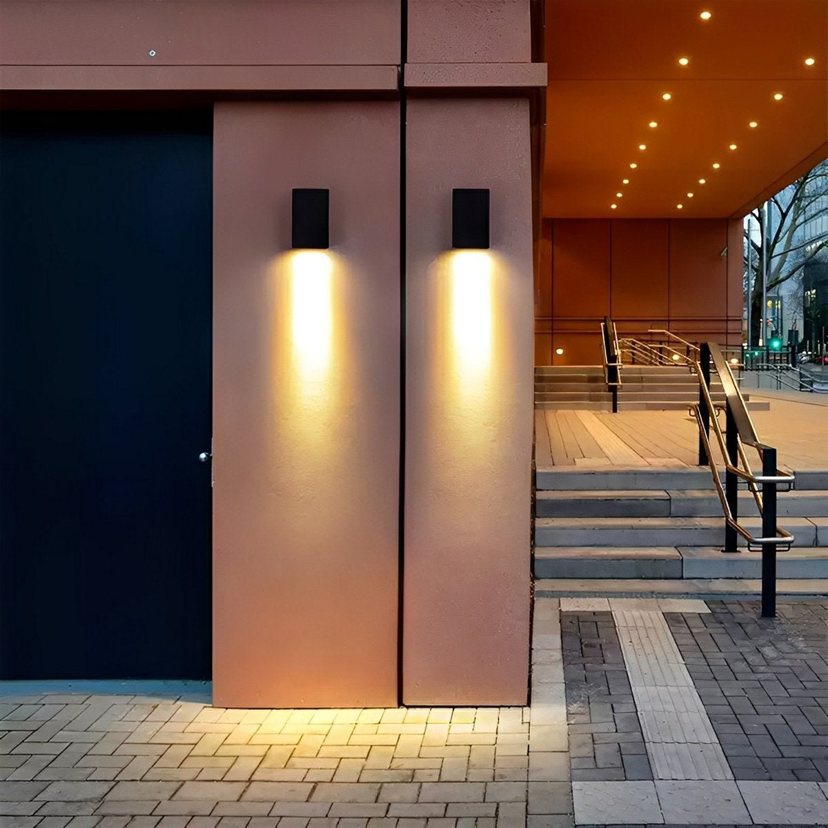 Modern Waterproof Up and Down LED Outdoor Wall Sconces - Flare Shack
