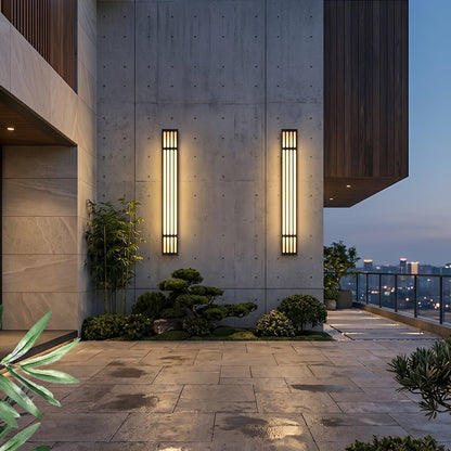 Modern Waterproof Vertical Outdoor LED Wall Sconce
