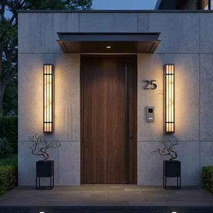 Modern Waterproof Vertical Outdoor LED Wall Sconce