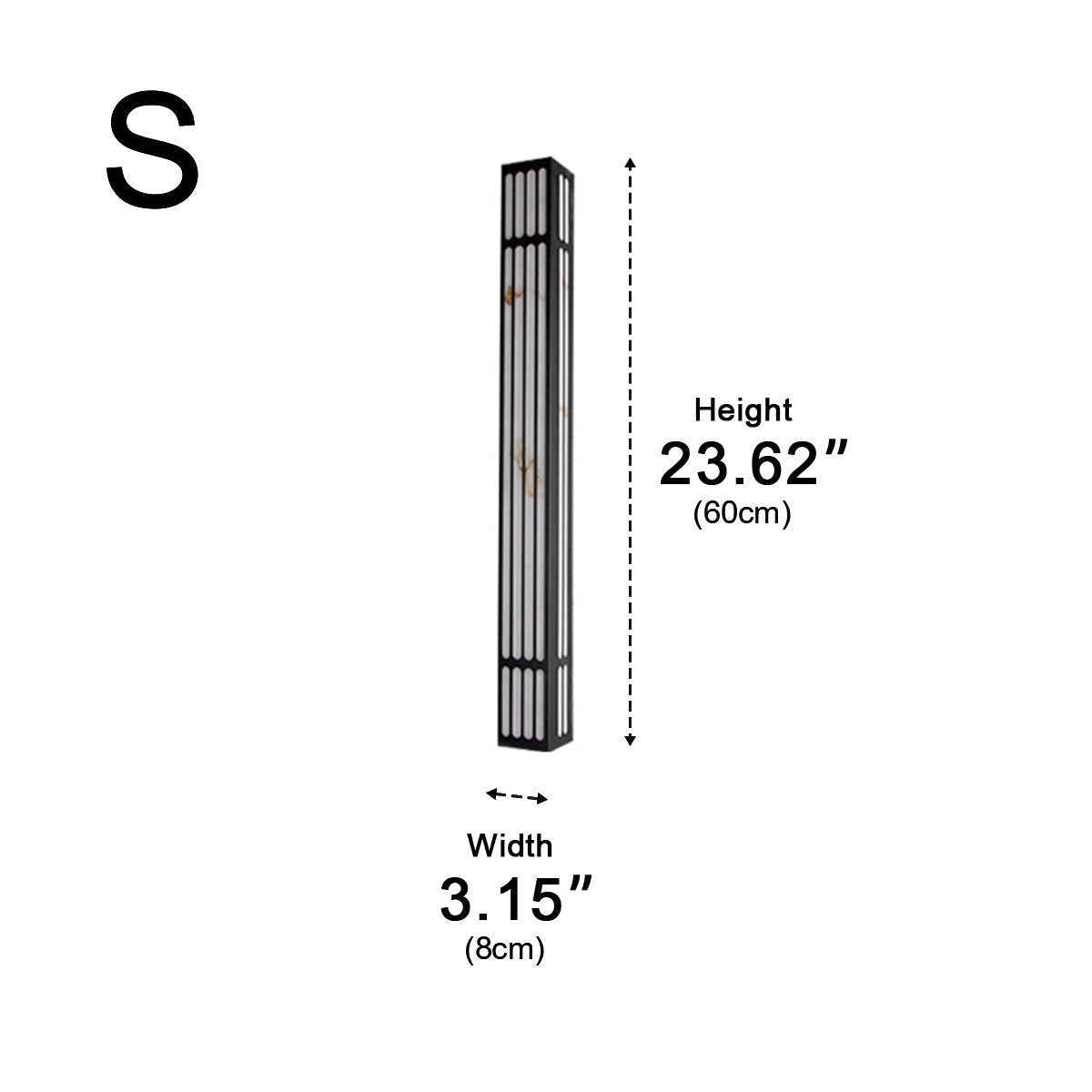Modern Waterproof Vertical Outdoor LED Wall Sconce