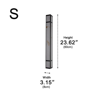 Modern Waterproof Vertical Outdoor LED Wall Sconce