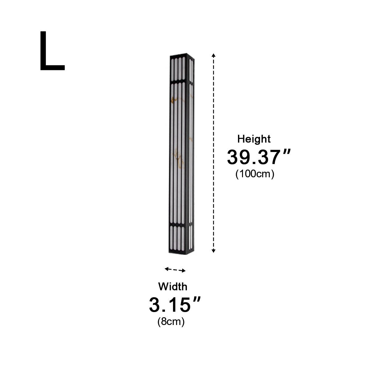 Modern Waterproof Vertical Outdoor LED Wall Sconce