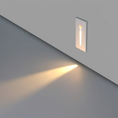 Modern Waterproof White Rectangle LED Waterproof Recessed Stair Lights Step Lights - Flare Shack