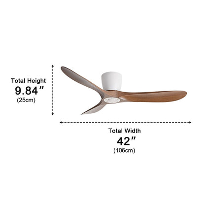 Modern Wing-inspired Blade DC Motor Reverse Ceiling Fan