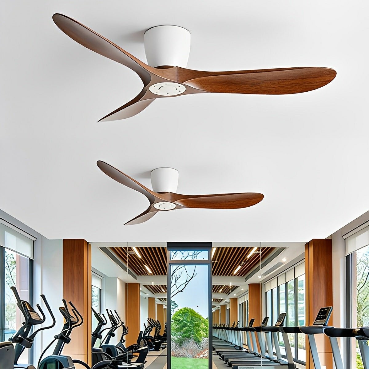 Modern Wing - inspired Blade DC Motor Reverse Ceiling Fan - Flare Shack
