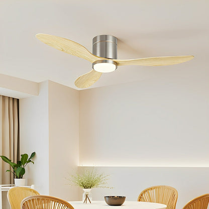 Modern Wing - inspired Blade Reverse Ceiling Fan - with Light - Flare Shack