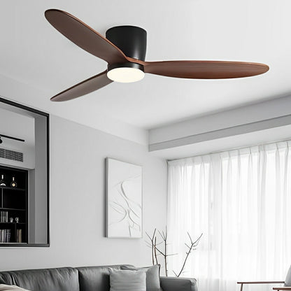Modern Wood 6 - Speed Inverter Ceiling Fan Light - Flare Shack
