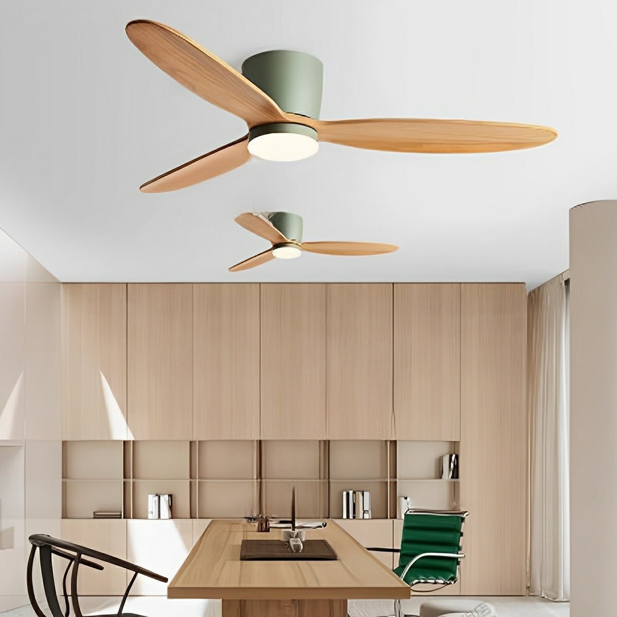 Modern Wood 6 - Speed Inverter Ceiling Fan Light - Flare Shack