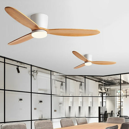 Modern Wood 6 - Speed Inverter Ceiling Fan Light - Flare Shack