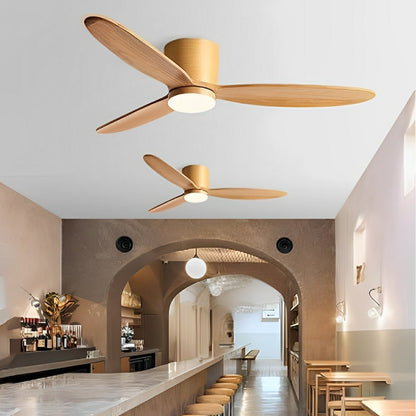 Modern Wood 6 - Speed Inverter Ceiling Fan Light - Flare Shack