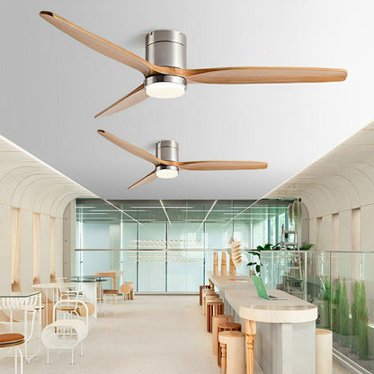 Modern Wood 6 - Speed Reverse Fan Ceiling Fan Light - Flare Shack