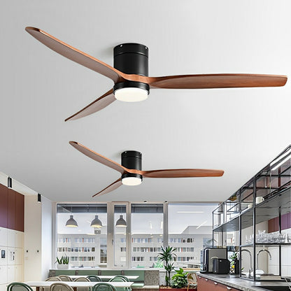 Modern Wood 6 - Speed Reverse Fan Ceiling Fan Light - Flare Shack