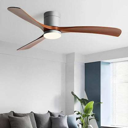 Modern Wood 6 - speed Variable Frequency Fan Light - Flare Shack