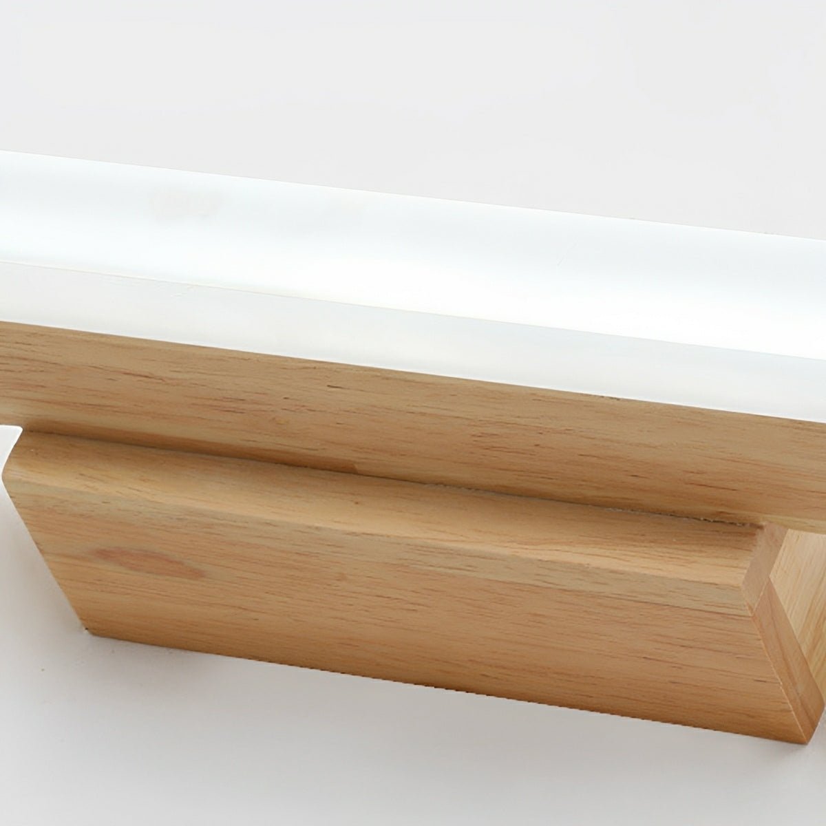 Modern Wood LED Vanity Light Minimalist Bathroom Mirror Wall Sconce