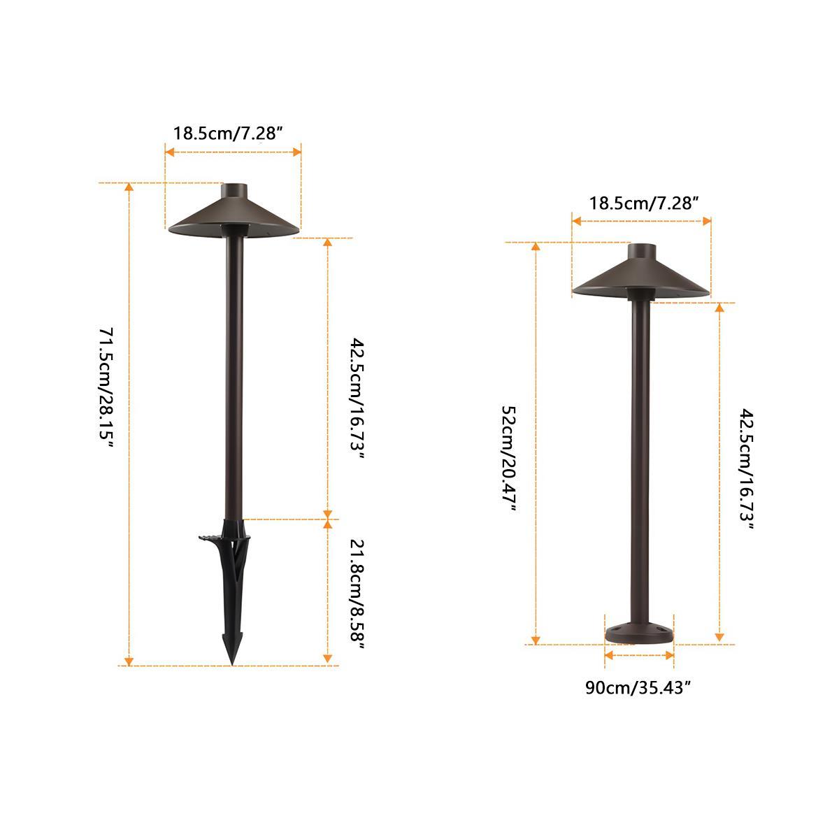 Mushroom Waterproof LED Outdoor Lawn Landscape Lighting