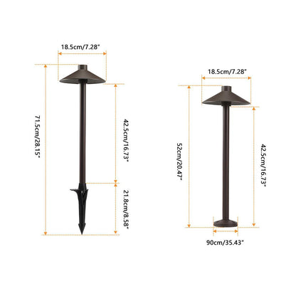 Mushroom Waterproof LED Outdoor Lawn Landscape Lighting