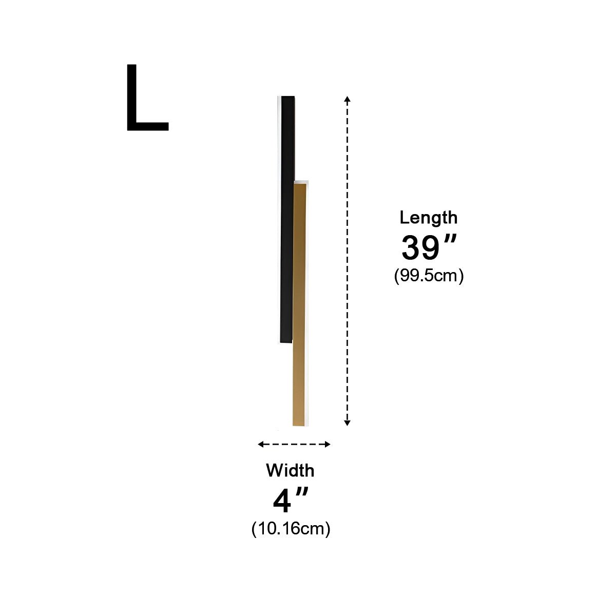 Nordic Minimalist Double Long Strip LED Wall Lamp