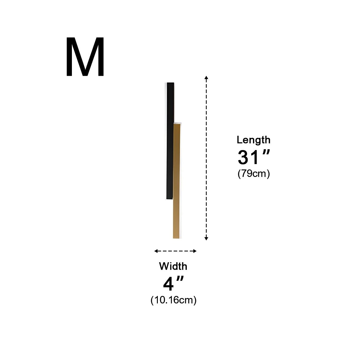Nordic Minimalist Double Long Strip LED Wall Lamp
