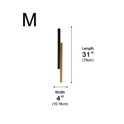 Nordic Minimalist Double Long Strip LED Wall Lamp
