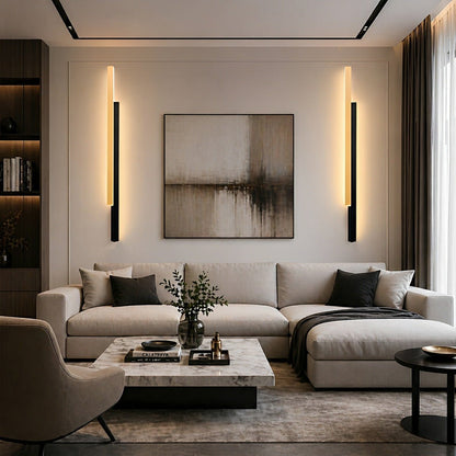 Nordic Minimalist Double Long Strip LED Wall Lamp