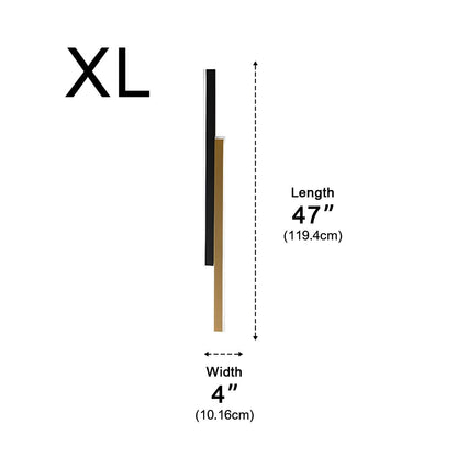 Nordic Minimalist Double Long Strip LED Wall Lamp