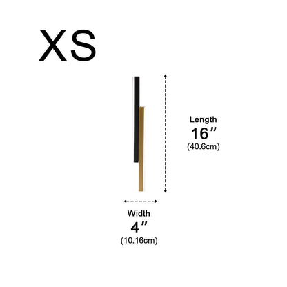 Nordic Minimalist Double Long Strip LED Wall Lamp