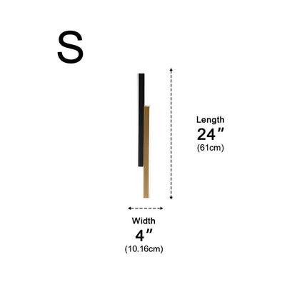 Nordic Minimalist Double Long Strip LED Wall Lamp