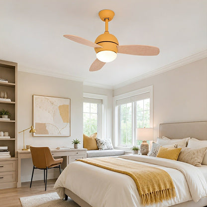 Nordic Minimalist LED Ceiling Paddle Fan DC Motor Fan Light - Flare Shack