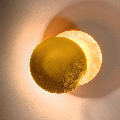 Nordic Postmodern Minimalist Moon Eclipse Creative Wall Sconce