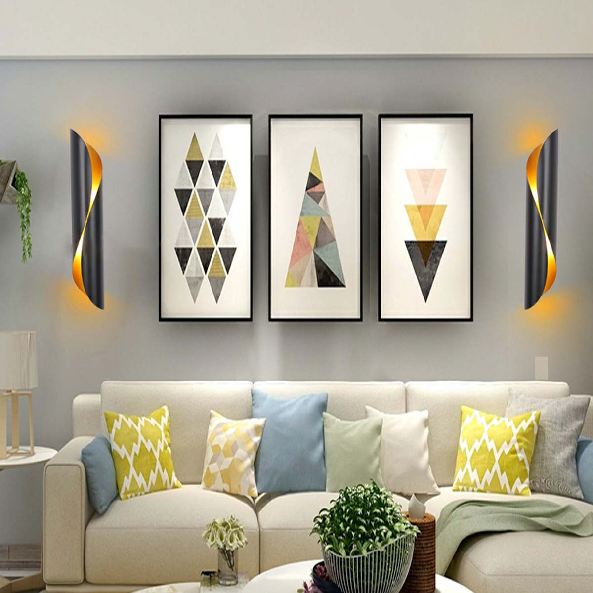 Nordic Unique Metal Up and Down Wall Bedside Industrial Wall Sconce Fixture