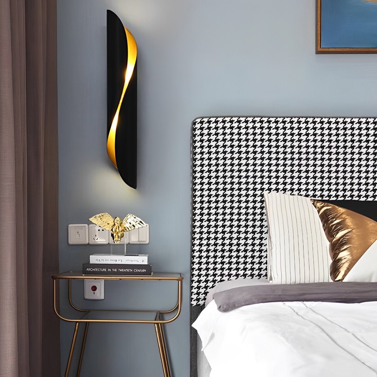 Nordic Unique Metal Up and Down Wall Bedside Industrial Wall Sconce Fixture - Flare Shack