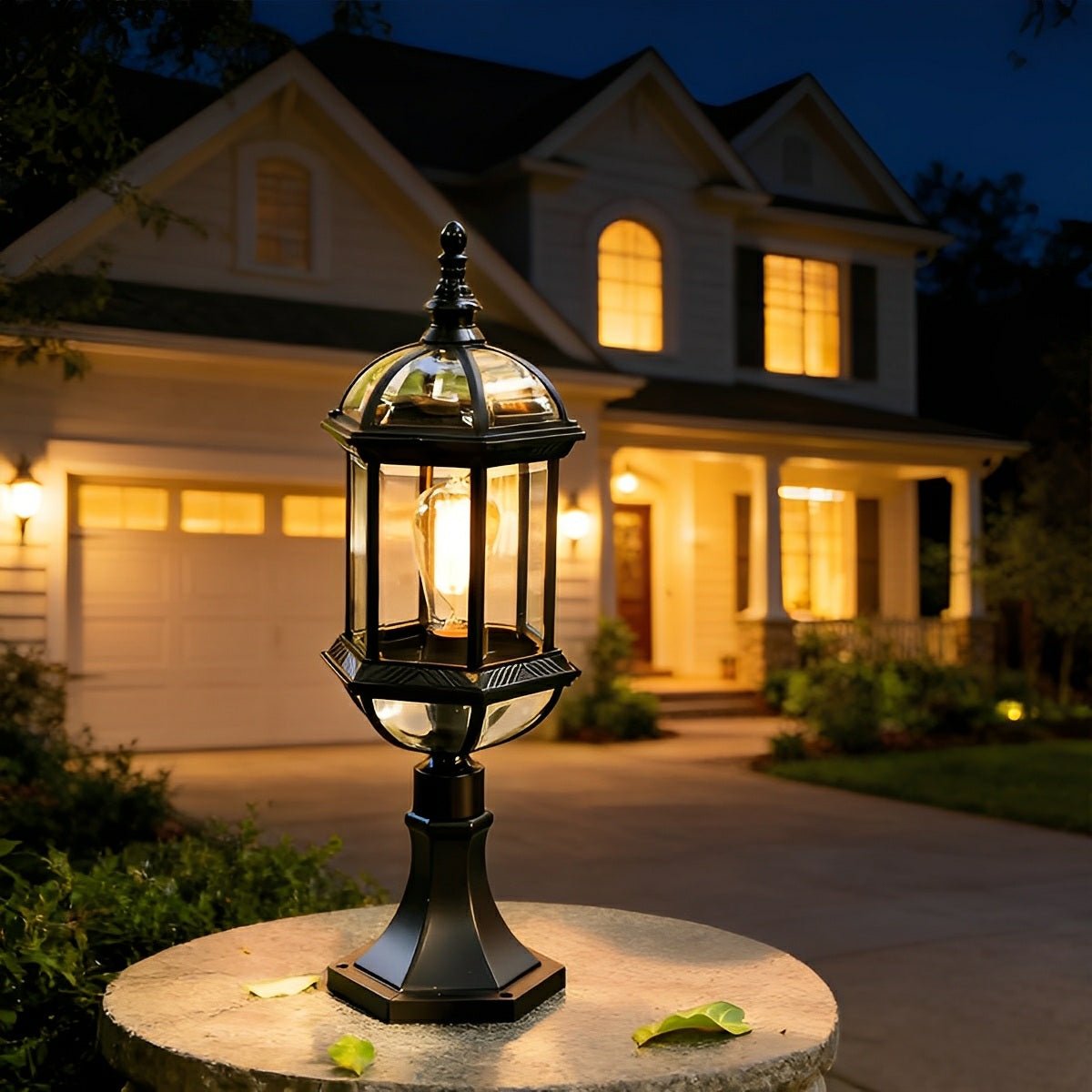 Nordic Vintage Waterproof LED Outdoor Post Lights - Flare Shack