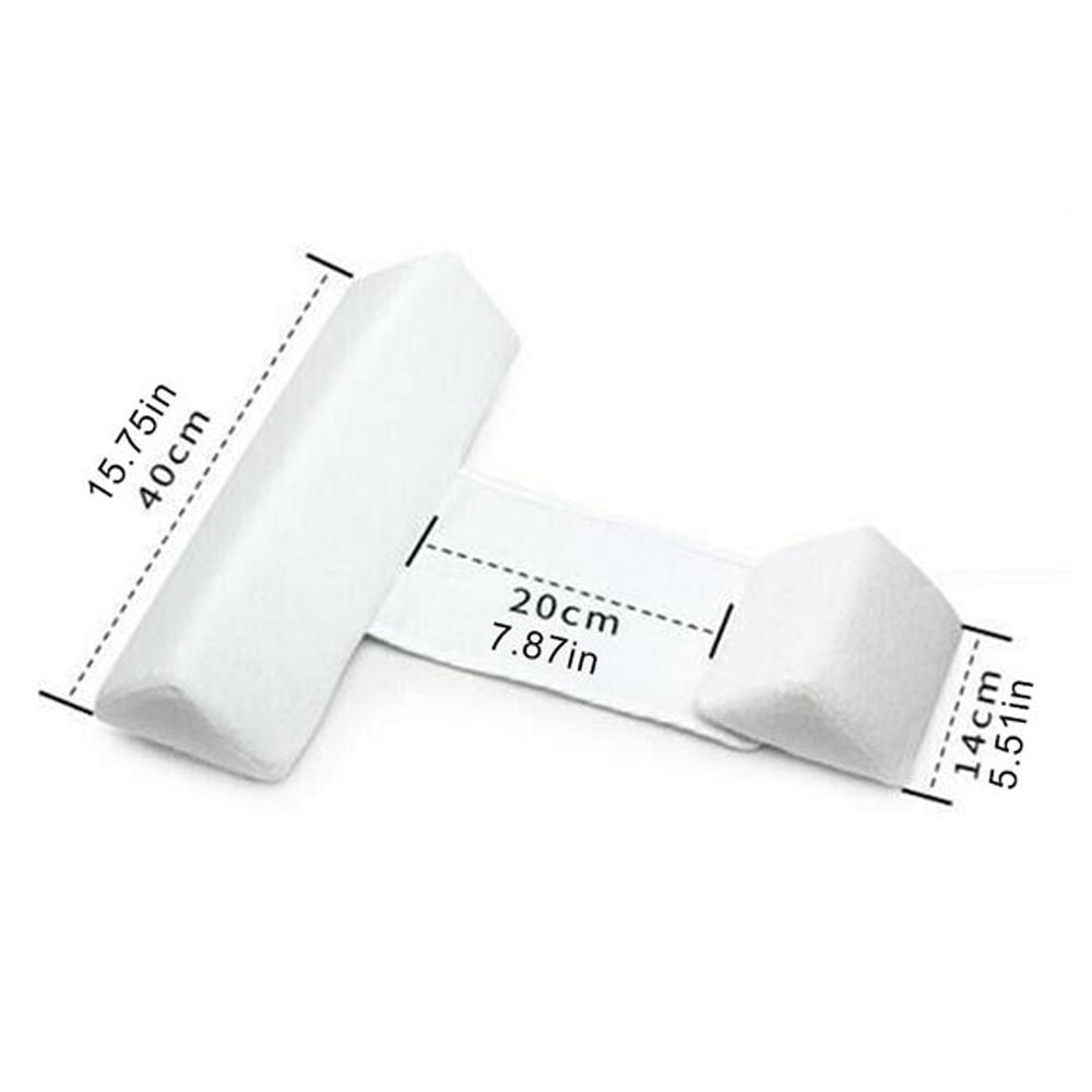 Adjustable Anti-Roll Baby Pillow - Ergonomic Side Sleep Positioner for Newborns