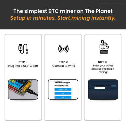Start Mining Instantly — Akai Miner ESP32