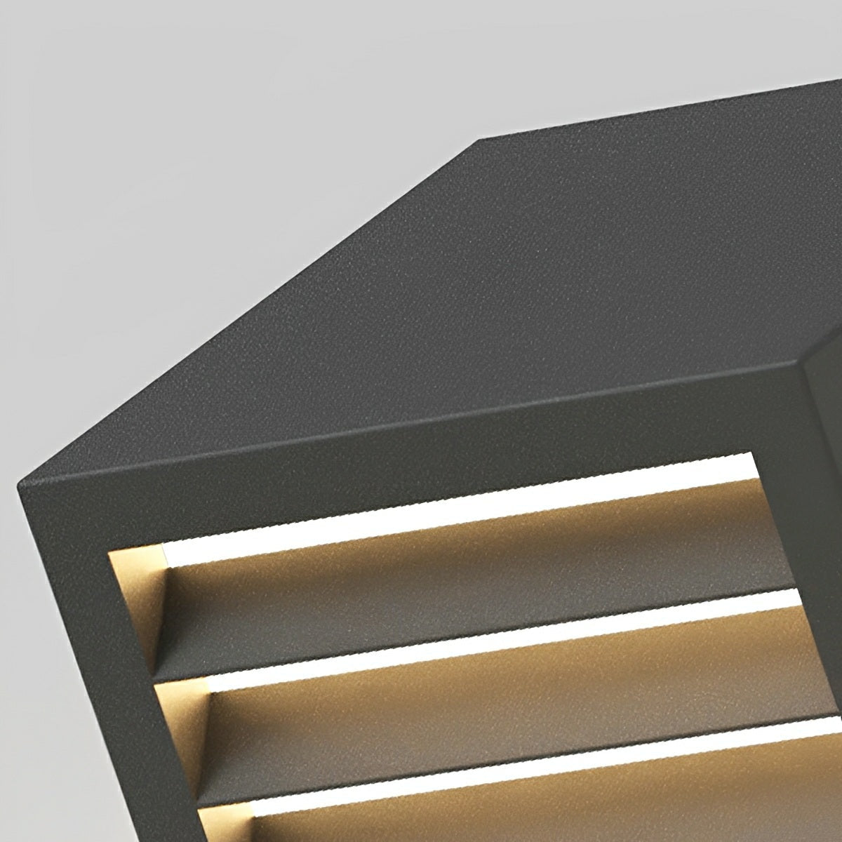 Outdoor Square Grille Post Cap Lights Fence Column Light