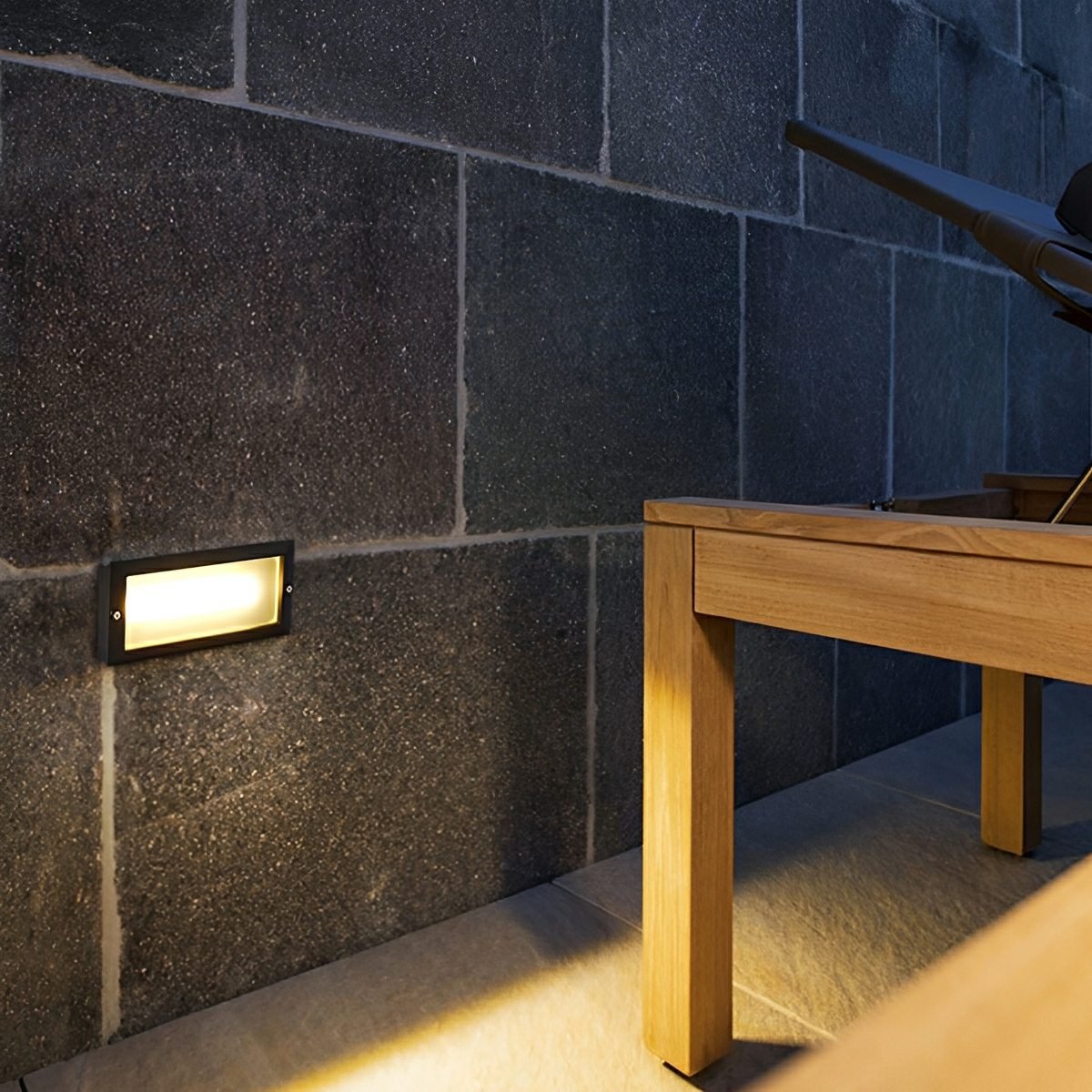 Outdoor Minimalist LED Recessed Stairway Wall Lights - Flare Shack