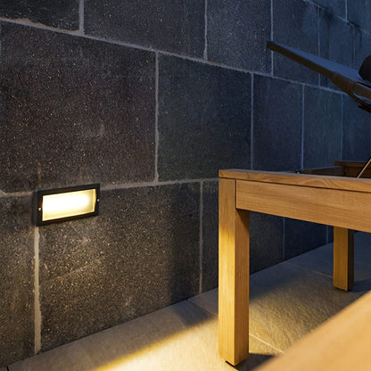 Outdoor Minimalist LED Recessed Stairway Wall Lights - Flare Shack
