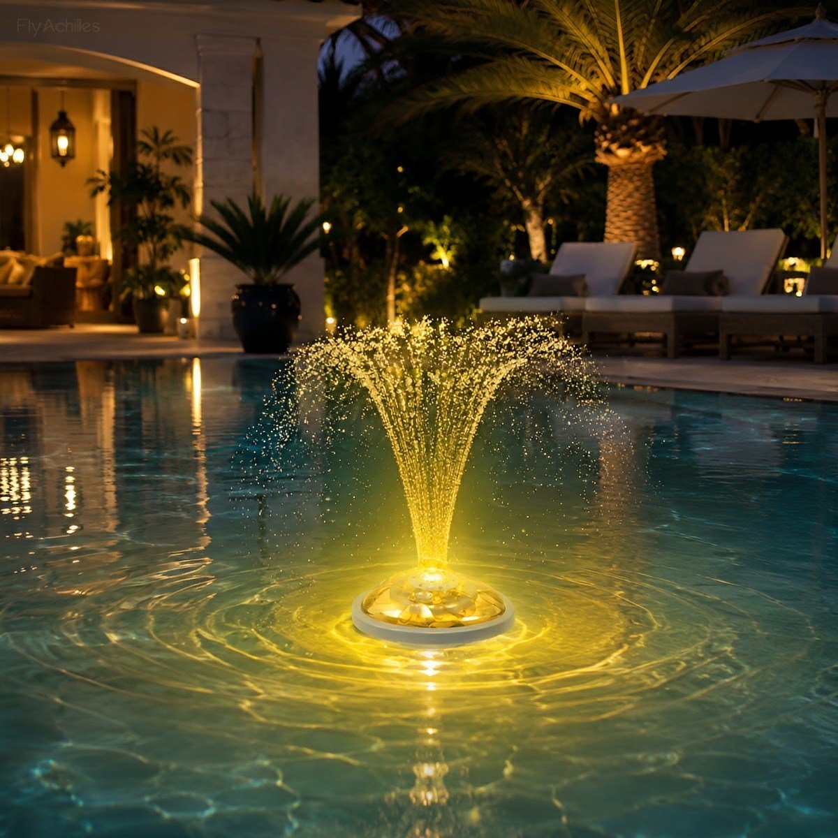 Outdoor RGB Floating Fountain Pool Light
