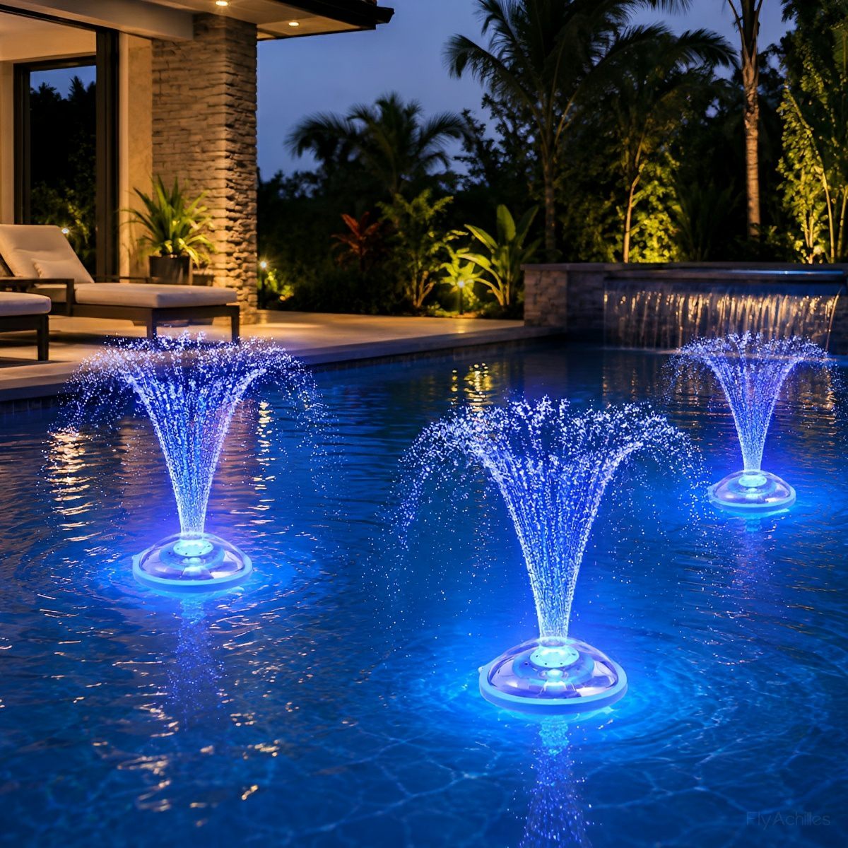 Outdoor RGB Floating Fountain Pool Light