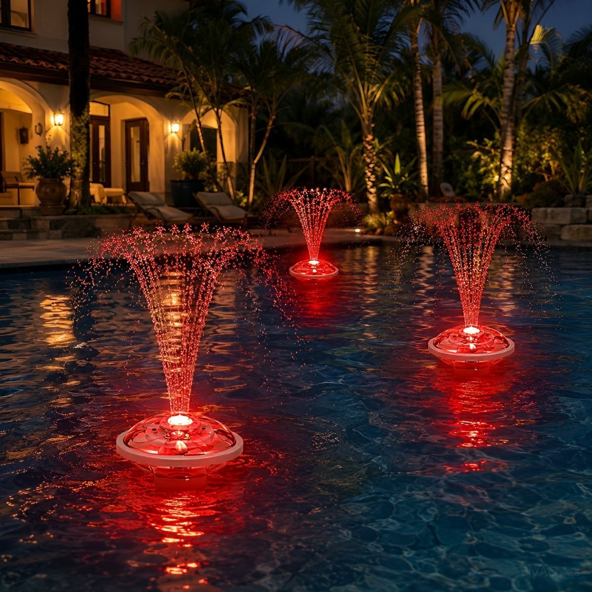 Outdoor RGB Floating Fountain Pool Light