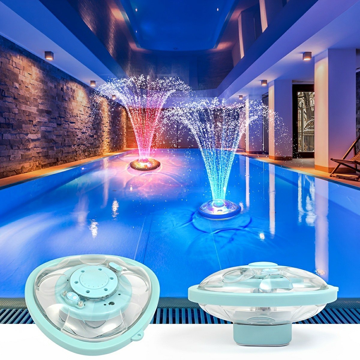 Outdoor RGB Floating Fountain Pool Light